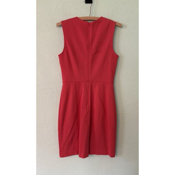 Trina Turk Women’s Medium Coral Sleeveless Dress (Light Blemish On Skirt) - Picture 3 of 4